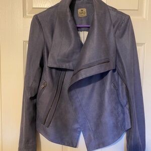 SW3 BESPOKE SUEDE JACKET Medium Blue